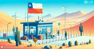 Ilustracion puesto fronterizo chileno