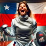 Orgullo y alegría: Arantza Inostroza, la esgrimista chilena que conquista su sueño olímpico para París 2024
