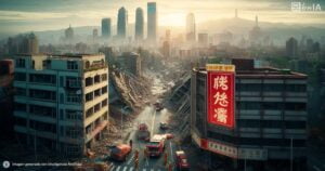 Ilustracion terremoto Taiwan