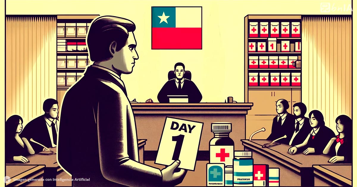 Ilustracion corte de justicia chilena caso farmacias