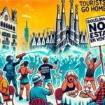 “¡Váyanse a sus casas!”: Españoles protestan contra turistas en Barcelona