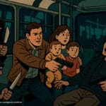 Carabinero de civil frustra asalto en micro de Santiago mientras viajaba con su familia: un delincuente murió y otros dos huyeron