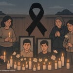 Tragedia en Licán Ray: hermanos de 13 y 15 años fallecen electrocutados al instalar mástil de bandera y su madre permanece grave
