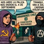 Cerca de 200 personas protagonizan violento ataque con bombas molotov contra la 54ª Comisaría de Huechuraba: una joven de 18 años fue detenida