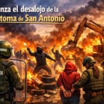 Comienza el desalojo de la megatoma de San Antonio: violencia, barricadas, enfrentamientos con Carabineros y tres detenidos marcan la jornada