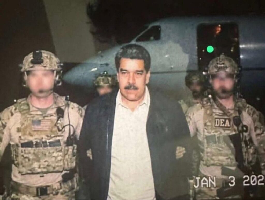 Imagen Nicolas Maduro siendo capturado Imagen Nicolás Maduro siendo capturado
