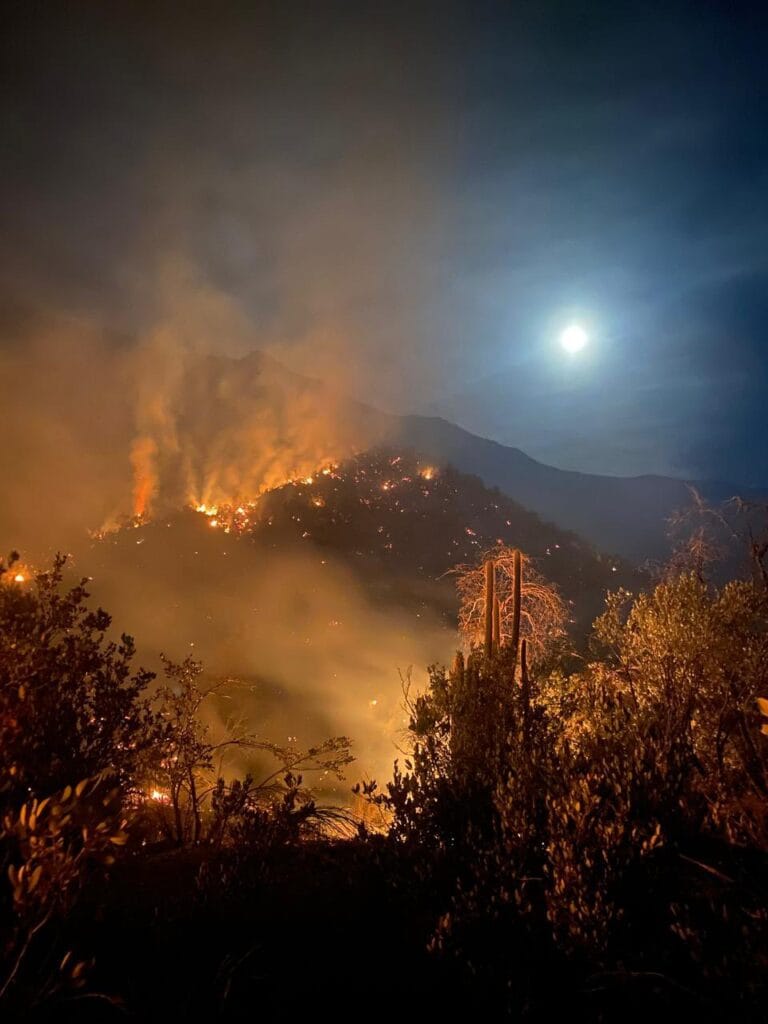 Fotografia Incendio San Jose de Maipo 2026 Fotografía Incendio San José de Maipo 2026