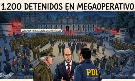 Ministro Martín Arrau lidera masivo operativo de Carabineros y PDI con más de 1.200 detenidos en todo Chile