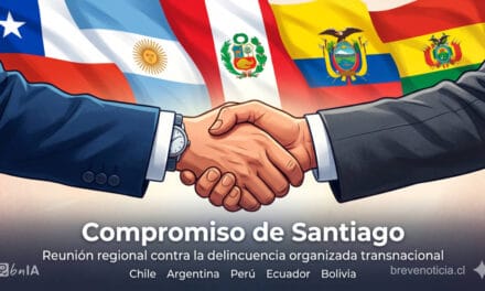 Presidente José Antonio Kast y cancilleres de Chile, Argentina, Perú, Ecuador y Bolivia firman el histórico Compromiso de Santiago para combatir el crimen organizado transnacional