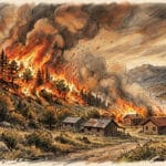 Incendio forestal fuera de control obliga a evacuar a familias en Antuco mientras Viña del Mar se mantiene en alerta por siniestro estructural