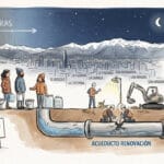 Aguas Andinas realizará corte de agua programado por 36 horas en sectores de ocho comunas de la Región Metropolitana para renovar acueducto principal