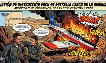 Avión de instrucción de la FACH resultó destruido tras aterrizaje de emergencia en la comuna de La Higuera, La Serena
