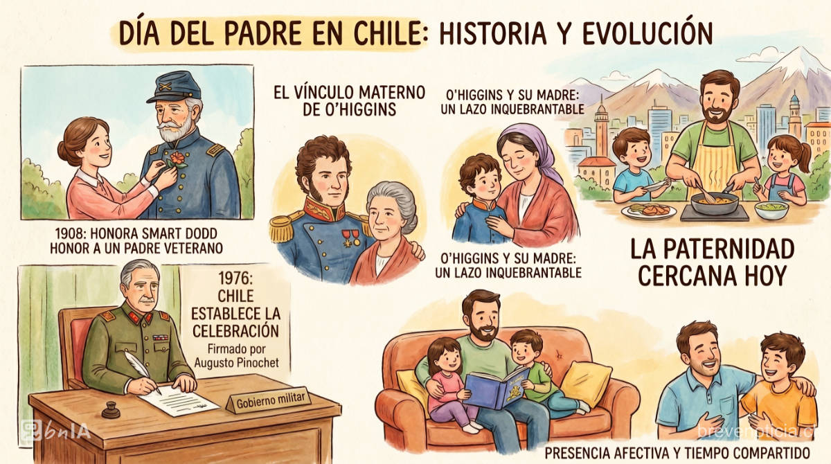 Día del Padre en Chile: La historia detrás de su origen y cómo se vive la paternidad en la actualidad