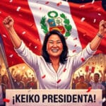 Elecciones presidenciales en Perú: con el 100% de actas procesadas por la ONPE, Keiko Fujimori sería la próxima presidenta