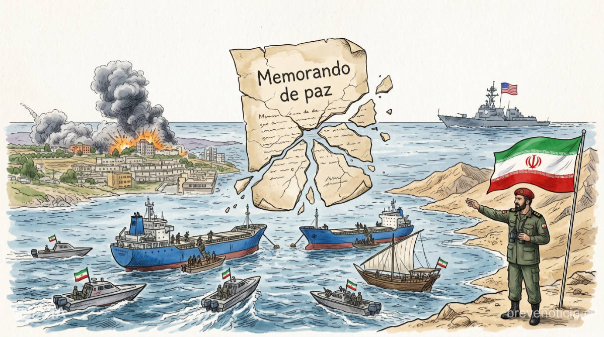 Irán vuelve a cerrar el estratégico Estrecho de Ormuz por bombardeos de Israel en el Líbano y pone en riesgo acuerdo de paz con Estados Unidos