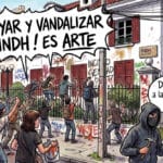 INDH defiende rayados y destrozos como «expresión artística»: El insólito informe que prefiere proteger el vandalismo antes que cuidar los barrios de los chilenos