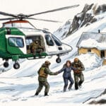 Encuentran con vida a tres jóvenes aislados tras temporal en Cajón del Maipo: Operativo aéreo de Carabineros y PDI concluye con éxito en San José de Maipo